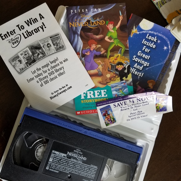 Peter Pan Return to Neverland (2002 VHS) Disney - Picture 4 of 7